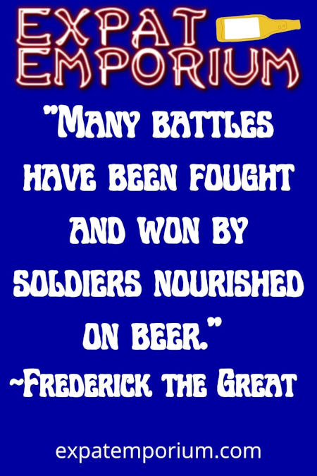 Beer Is Healthy Beer Drinking Quote Expat Emporium