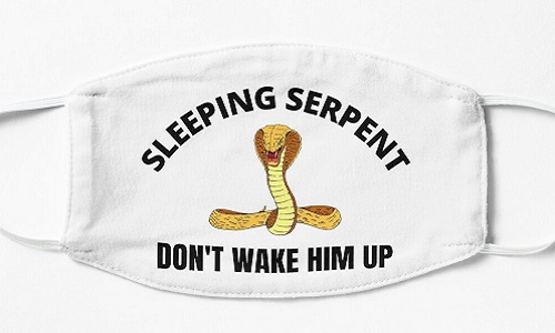 Sleeping Serpent Face Mask
