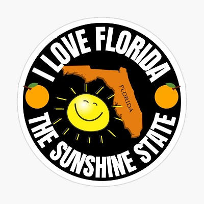 I Love Florida. The Sunshine State